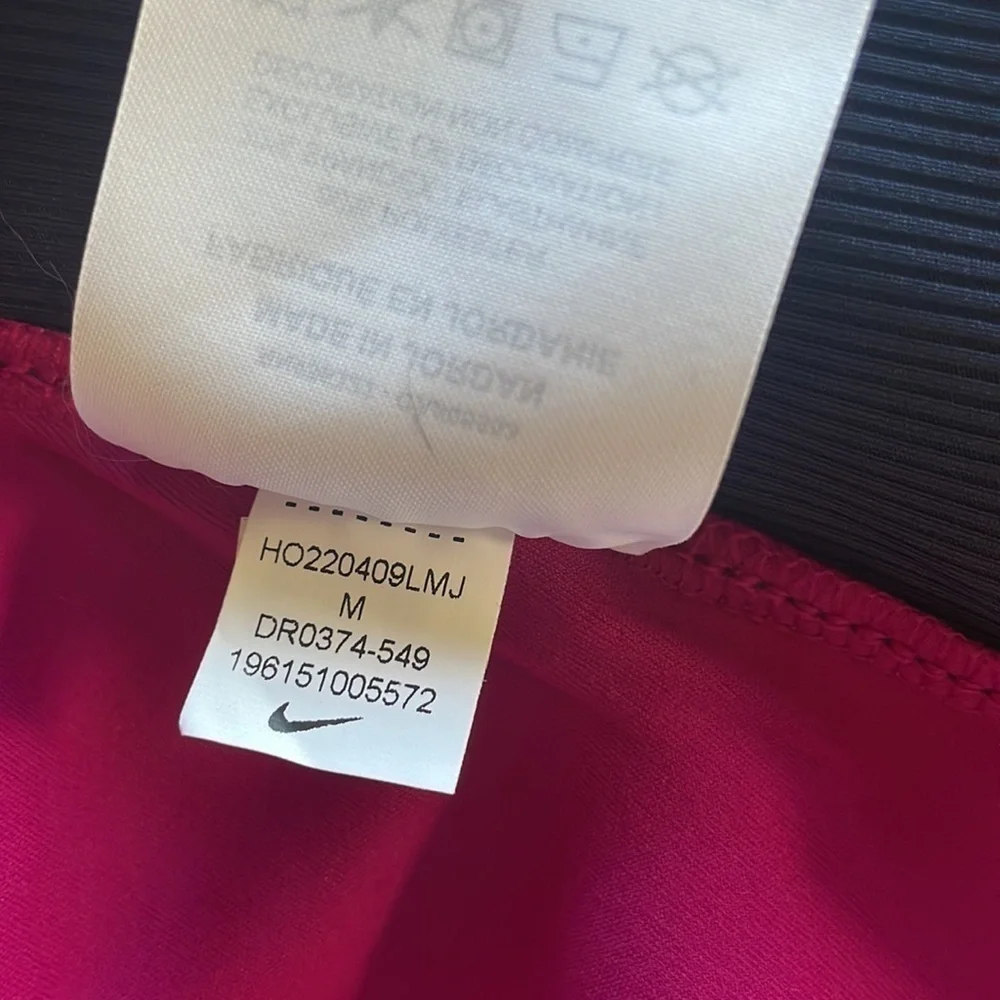 Brand New Nike Yoga Dri-Fit Training Tank Top Berry Racerback Crew Neck Stretchy